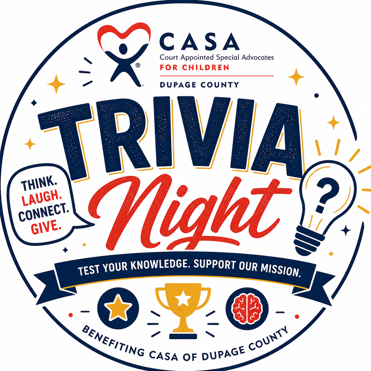 CASA of DuPage County Trivia Night - logo